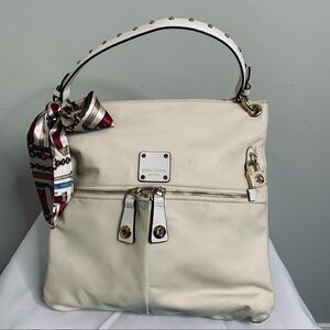 Henri Bendel Messenger Jetsetter - Cream